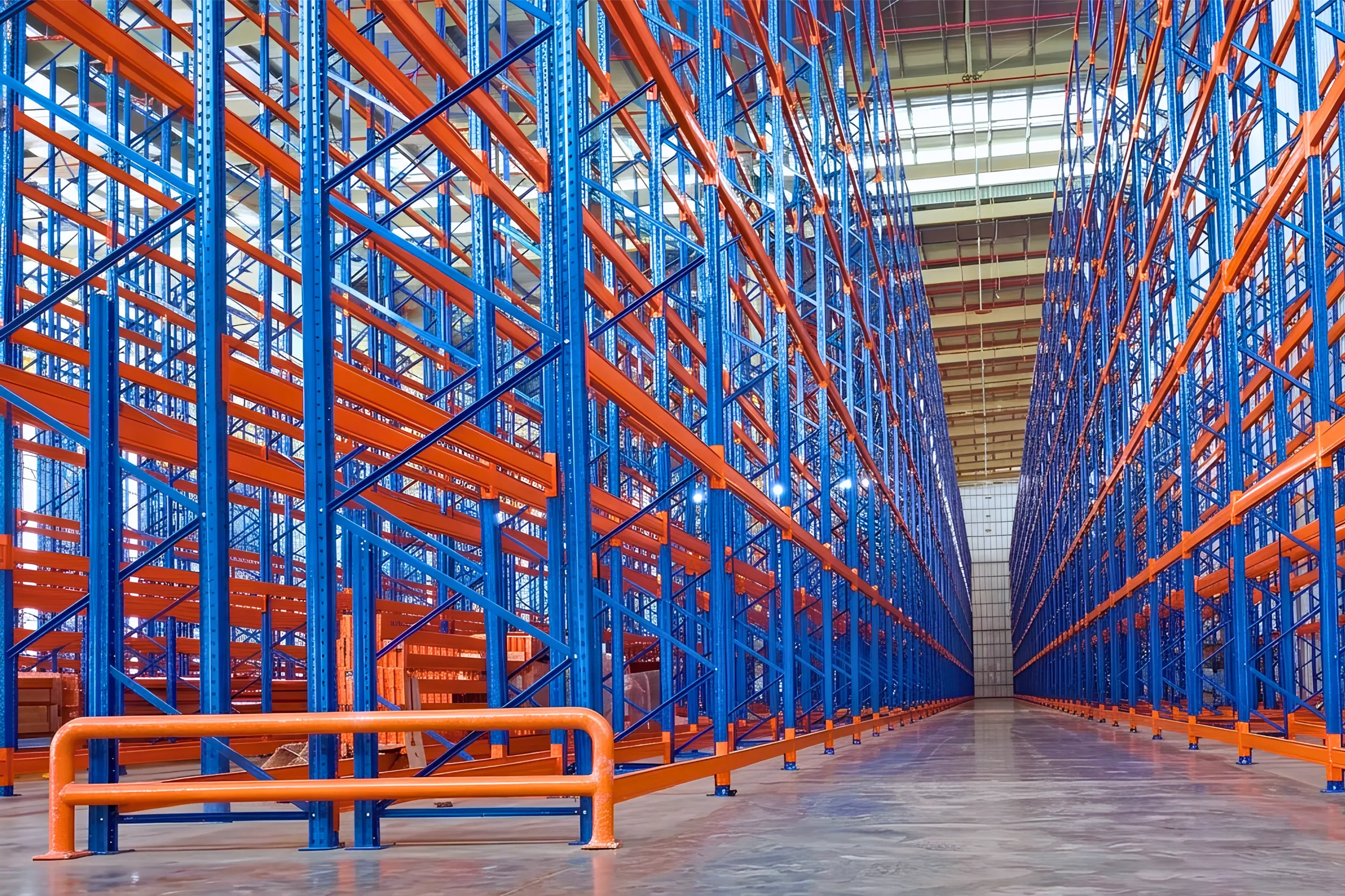 12,000-Pallet Selective Pallet Racking Safety Accessories